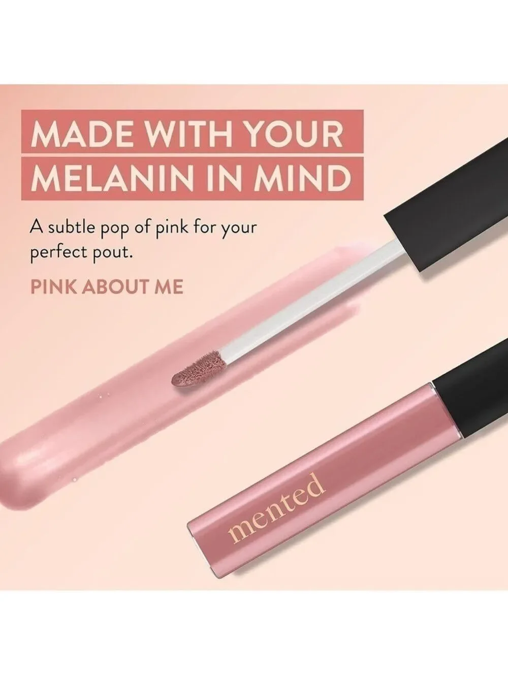 Mented Cosmetics PINK ABOUT ME Lip Gloss | NEW